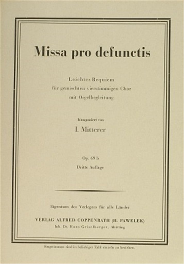 Missa pro defunctis